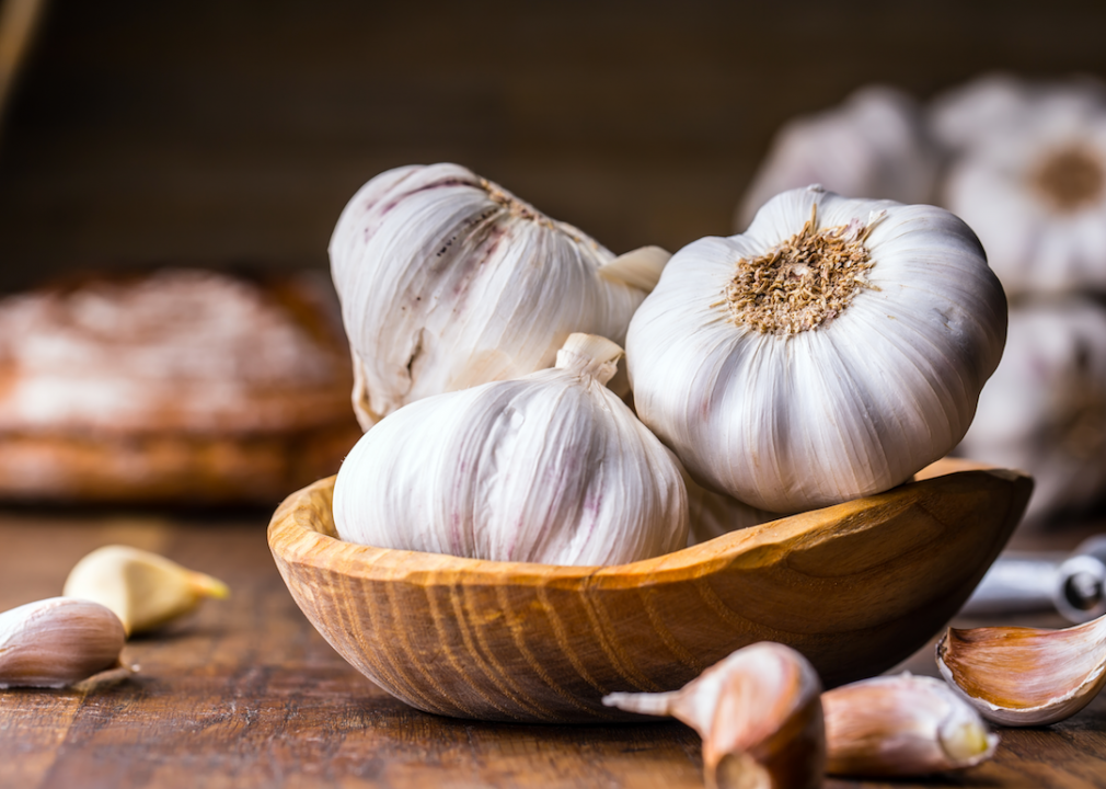 Eat plenty of garlic